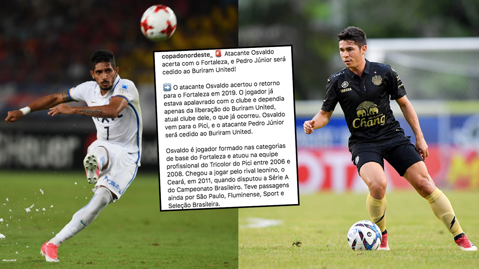 วิเคราะห์บอล ทีเด็ดบอล - ดีกรีแชมป์-ACL!-สื่อบราซิลตีข่าวบุรีรัมย์แลก-‘ออสวัลโด’-กับอดีตแนวรุกอันท์เลอร์ส